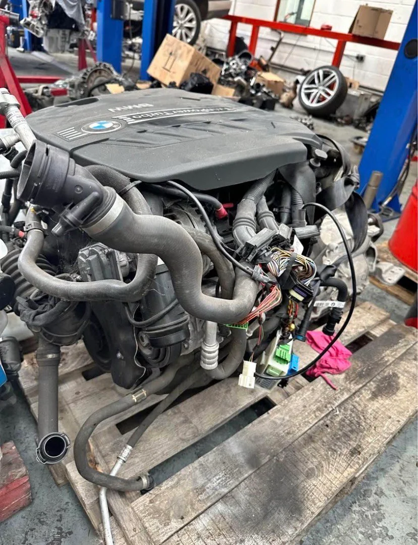 BMW B57 3.0 Euro 6 diesel engine detail