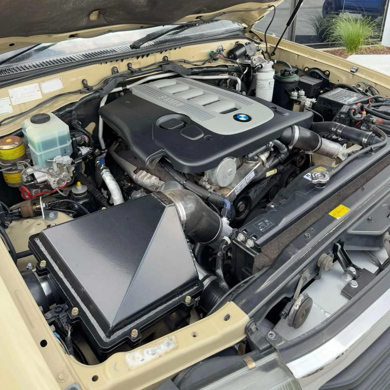 BMW B47 Euro 6 diesel engine detail