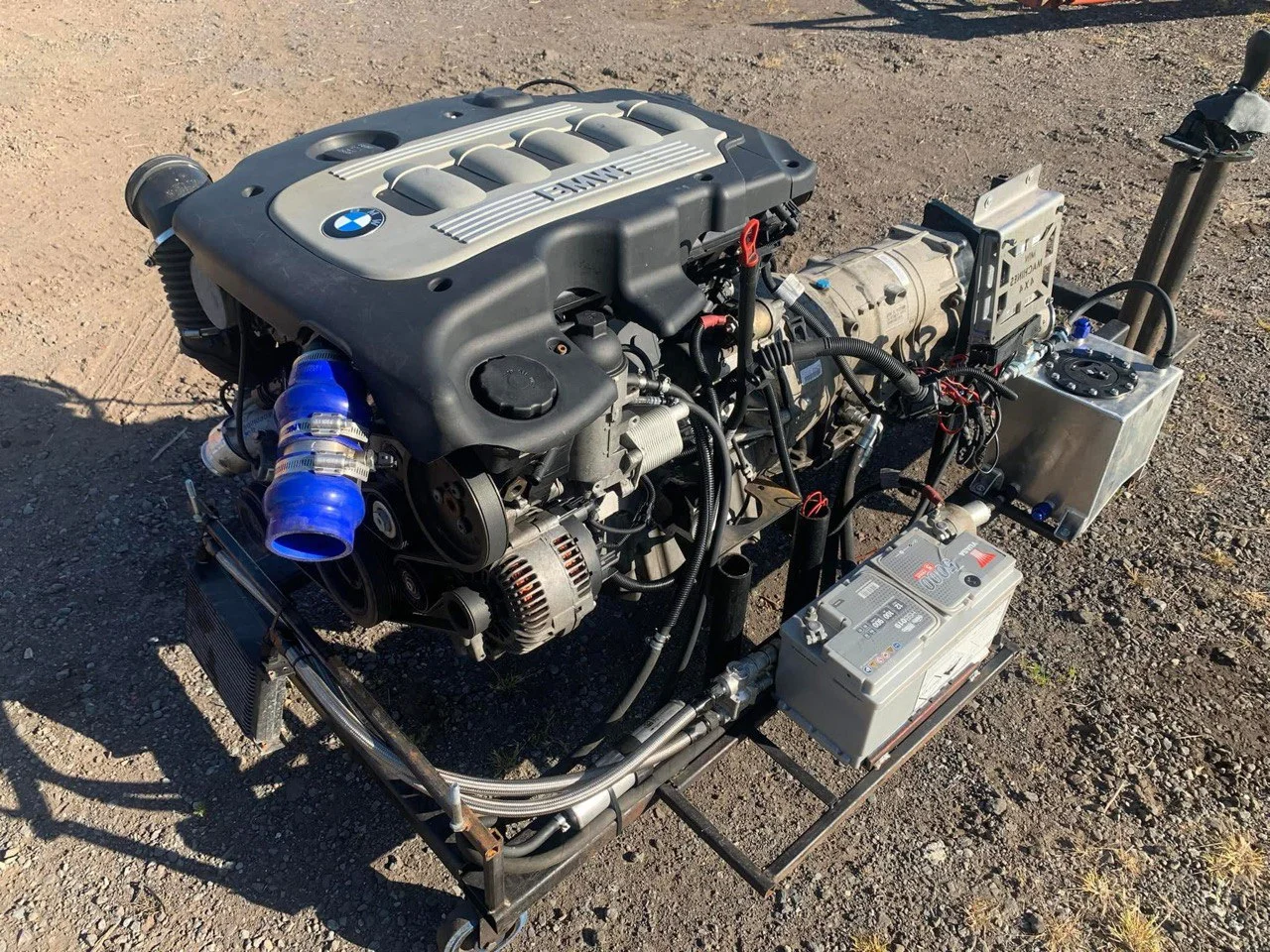 BMW B57 3.0 Euro 6 diesel engine detail