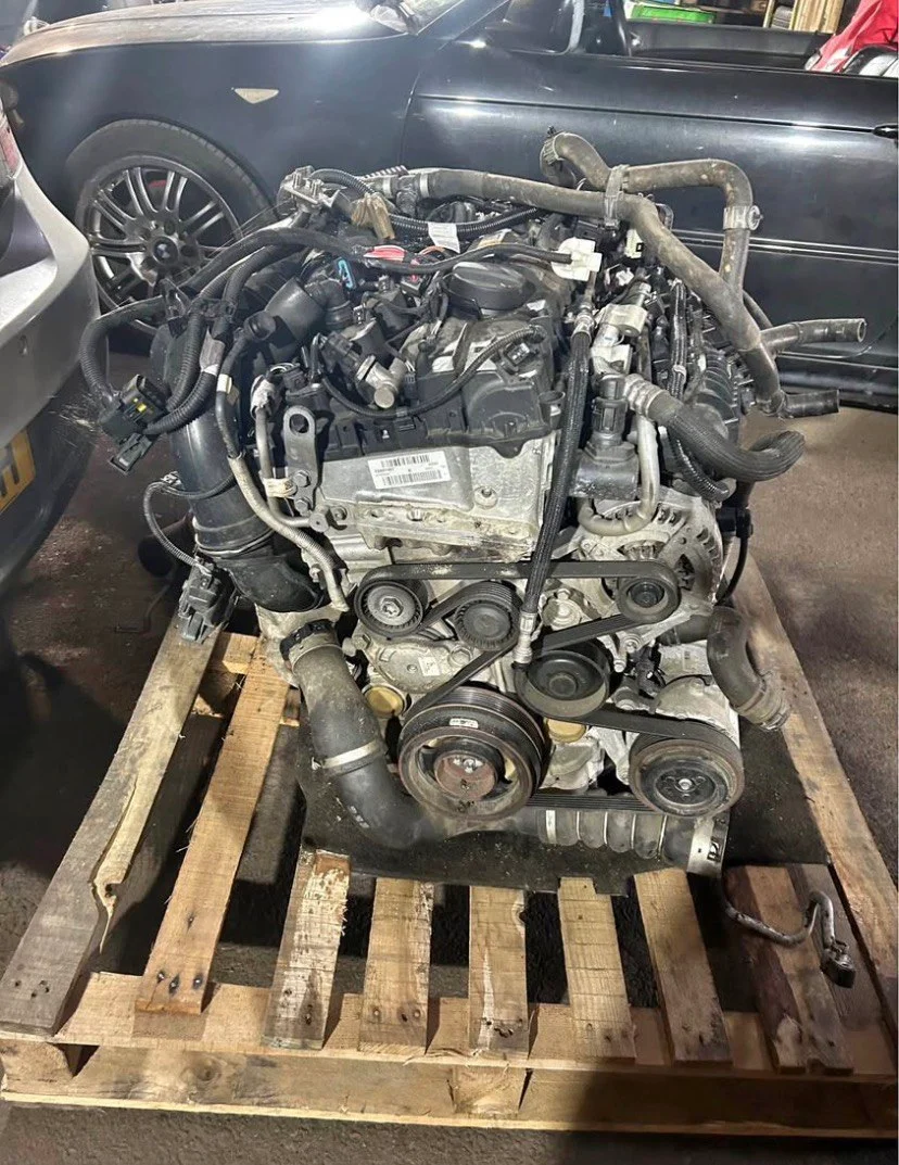 BMW B57 3.0 Euro 6 diesel engine detail