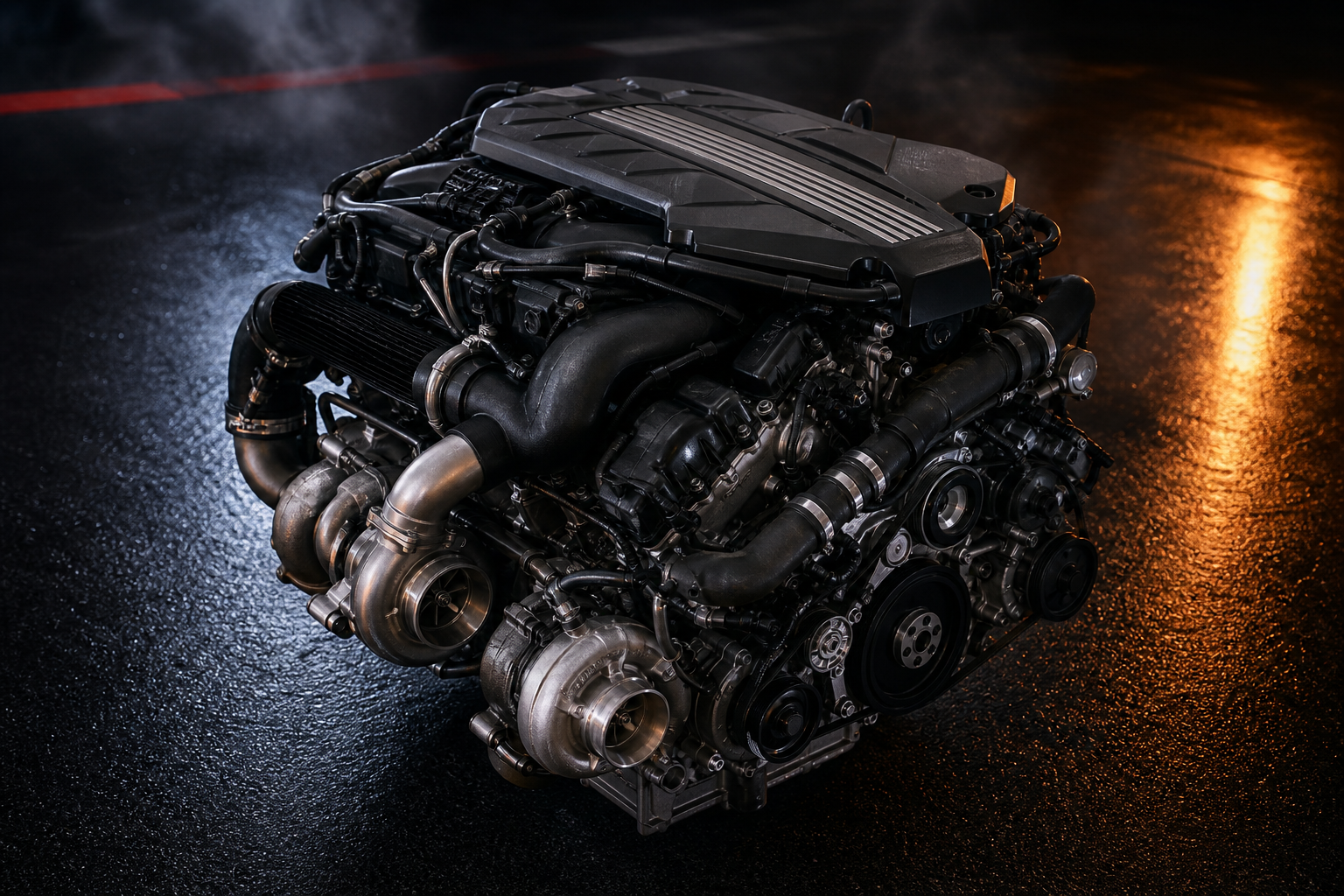 BMW S55 M3 twin-turbo petrol engine — new homepage performance visual